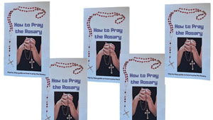 How to Pray the Rosary Prayer Cards Laminated