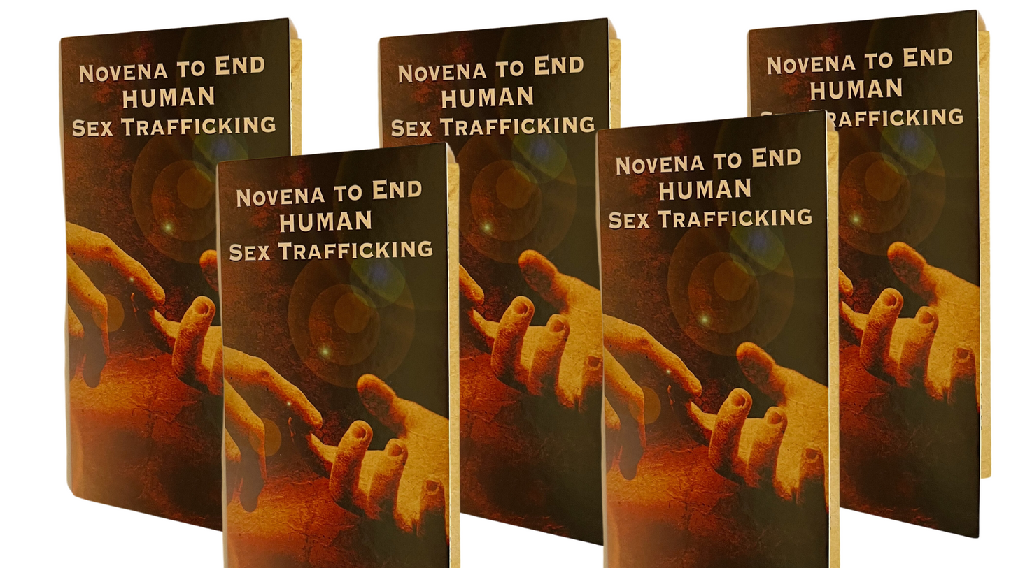 Novena to End Human Trafficking Prayer Card Packages - Bob and Penny Lord