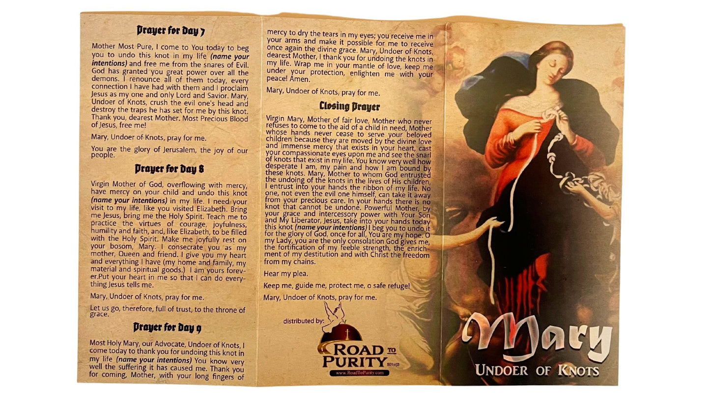 Our Lady Undoer of Knots Novena Prayer Card Packages