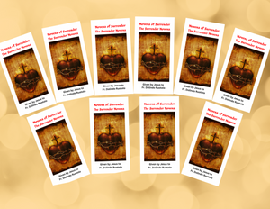 10Pack Surrender Novena to the Will of God Trifold Holy Card
