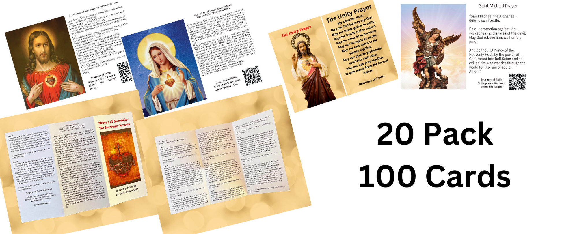 Powerful Catholic Prayer Cards - Bob and Penny Lord