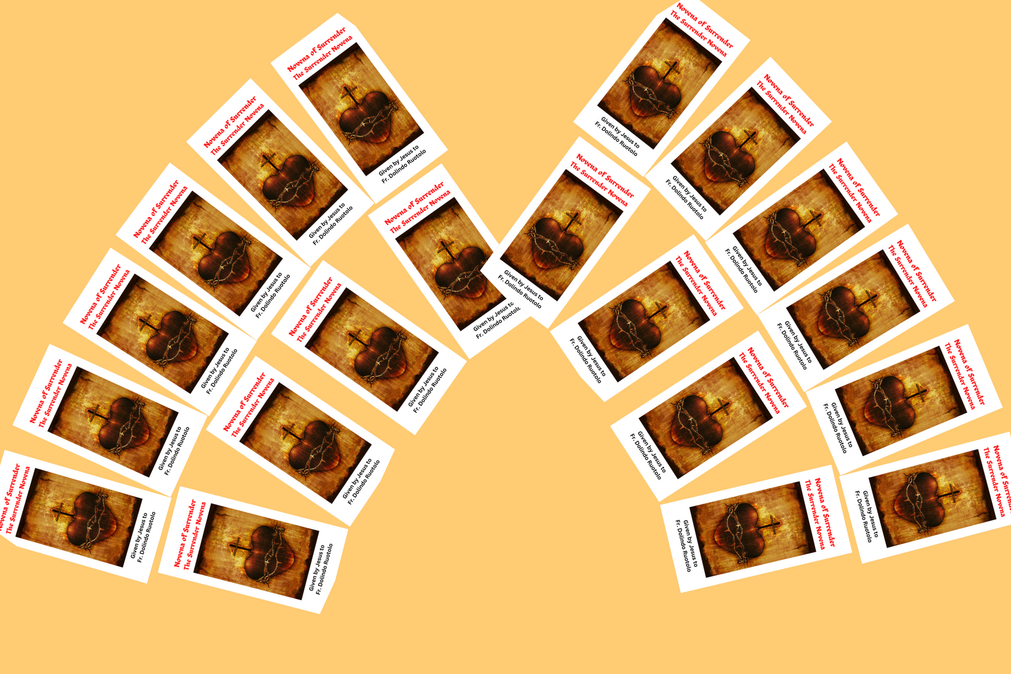 20Pack Surrender Novena to the Will of God Trifold Holy Card