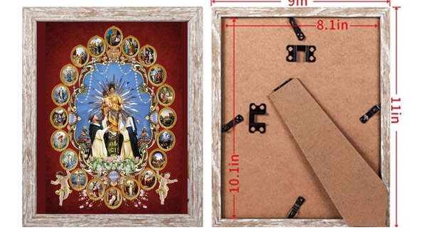Mysteries of the Rosary 8 by 10 Print