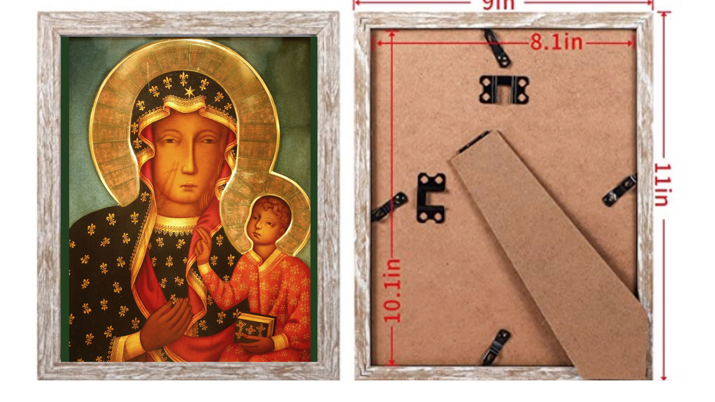 Our Lady of Czestochowa 8 by 10 Print - Bob and Penny Lord