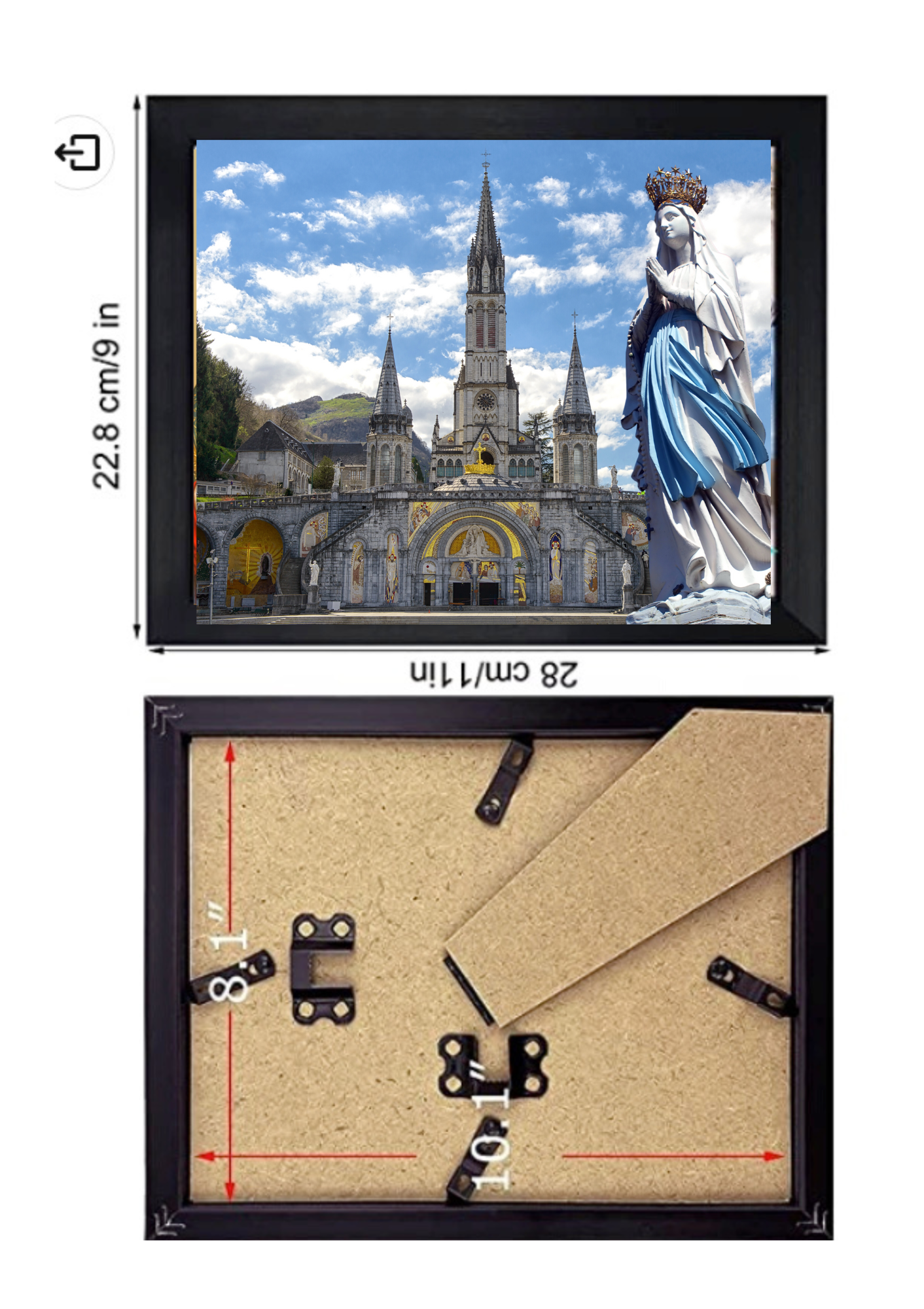 Our Lady of Lourdes 8 by 10 Print