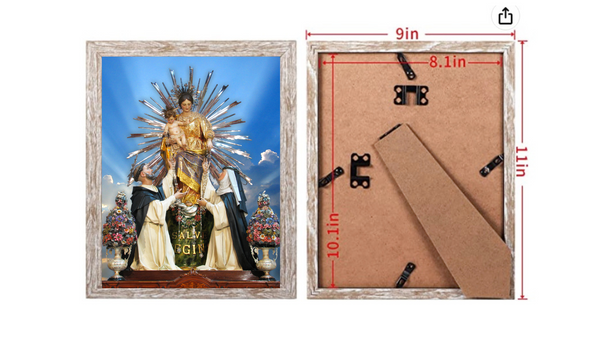 Our Lady of the Rosary 8 by 10 Print