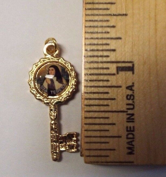 Saint Teresa of Avila Key Pendant, New from Spain - Bob and Penny Lord