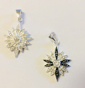 925 Sterling Silver Pendant Cross, New from Jerusalem