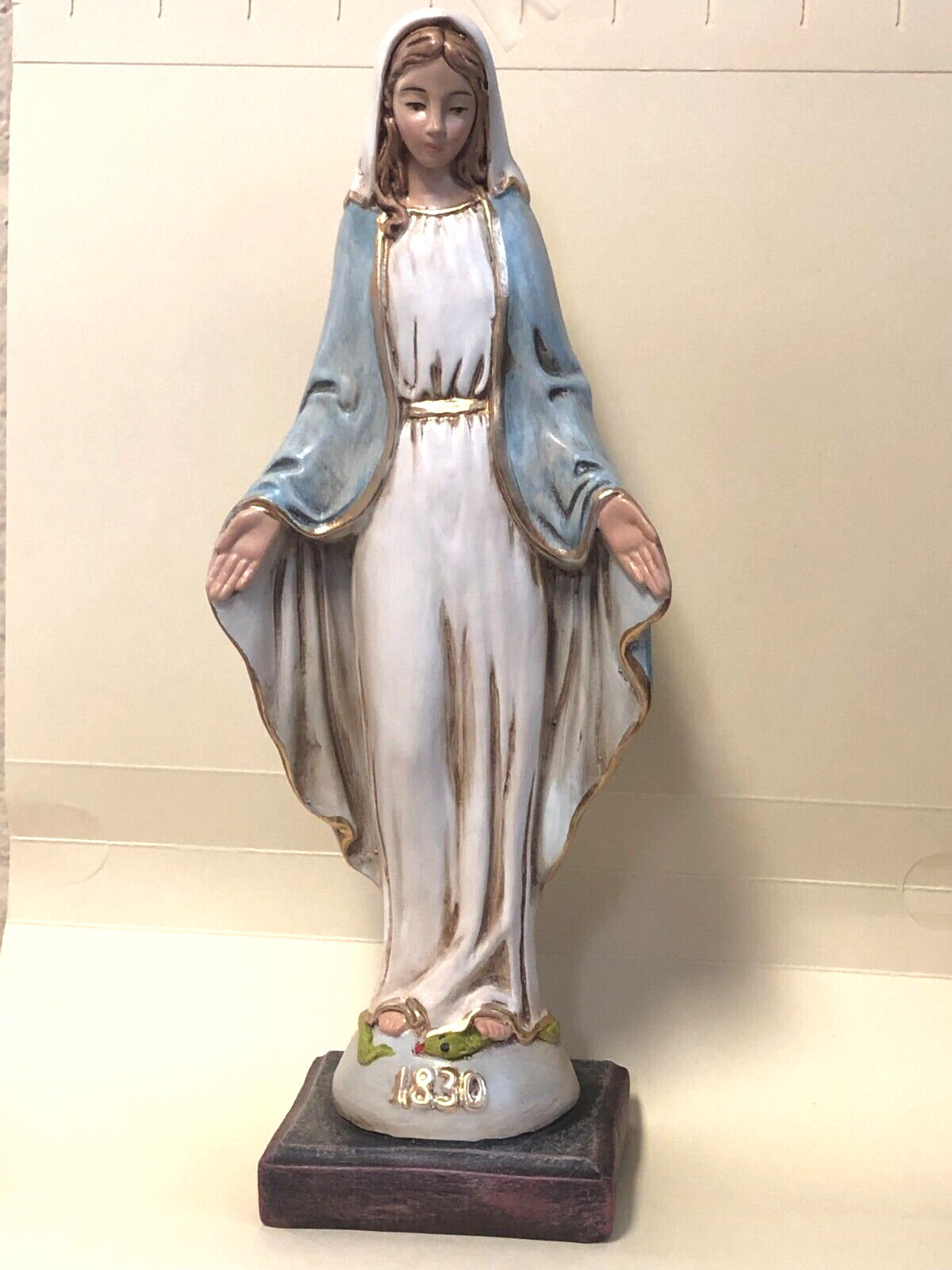 Our Lady of Grace 11.75"  Large Statue, New from Colombia