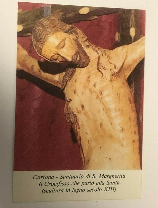 Saint Margaret of Cortona/S. Margherita da Cortona Prayer Card in Italian, New 4 - Bob and Penny Lord