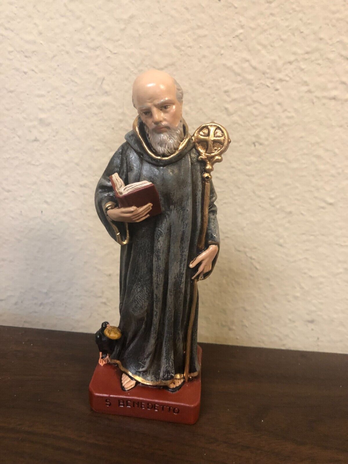 Saint Benedict  6.5" Statue  New from Colombia - Bob and Penny Lord