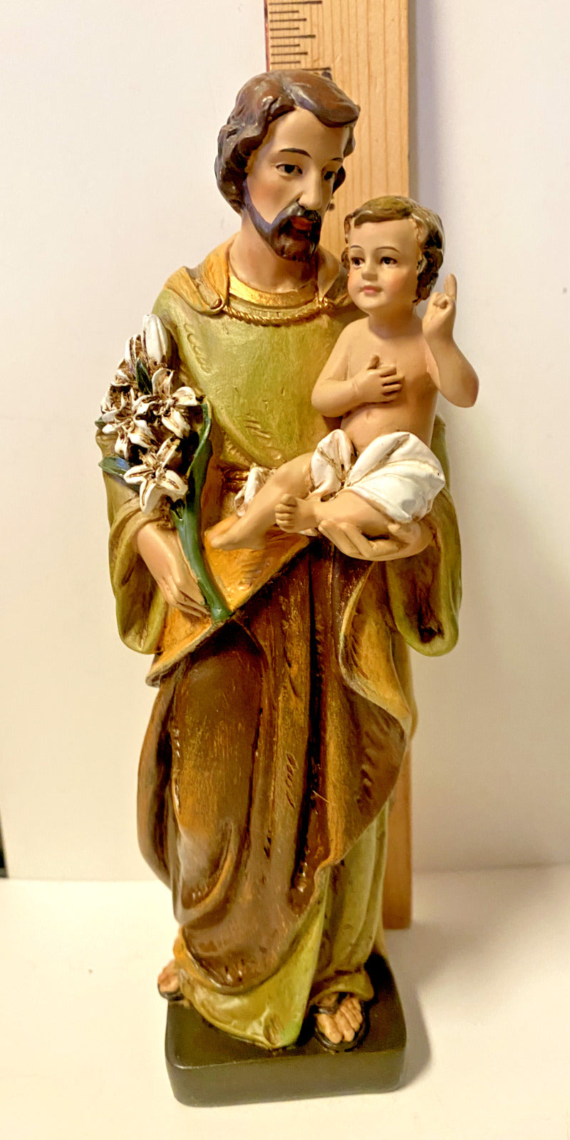 Saint Joseph with Child  8" Statue, New