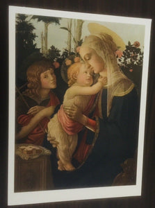 The Virgin and Child with Saint John the Baptist by Sandro Botticelli Artwork