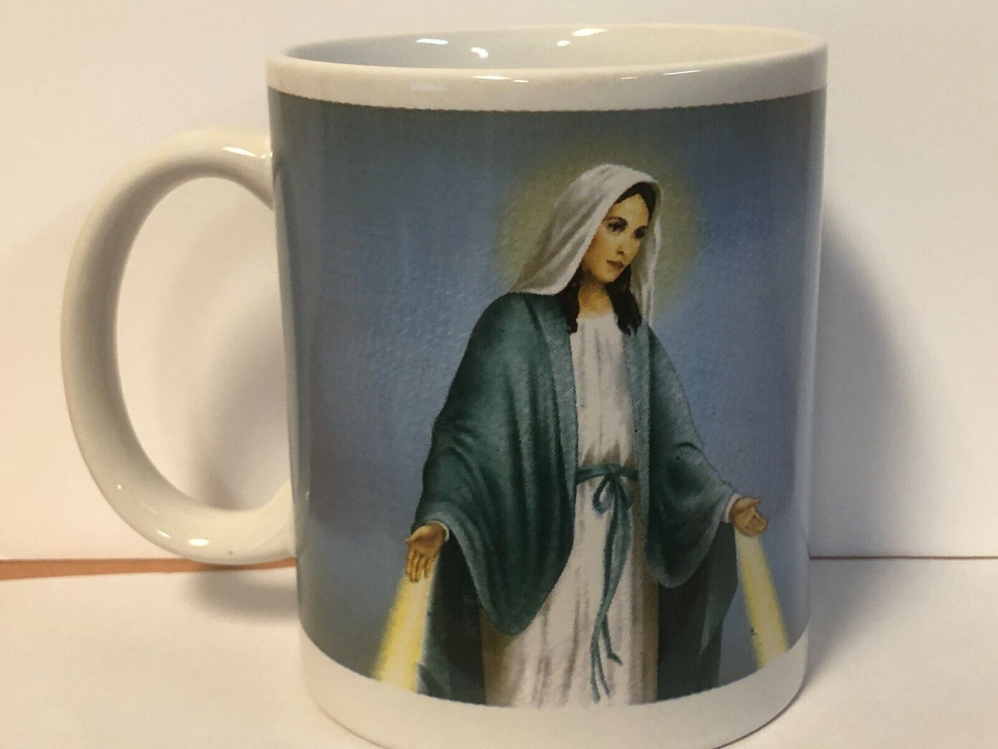 Blessed Mother 10 oz Cup/Mug, With Morning Consecration Prayer, New
