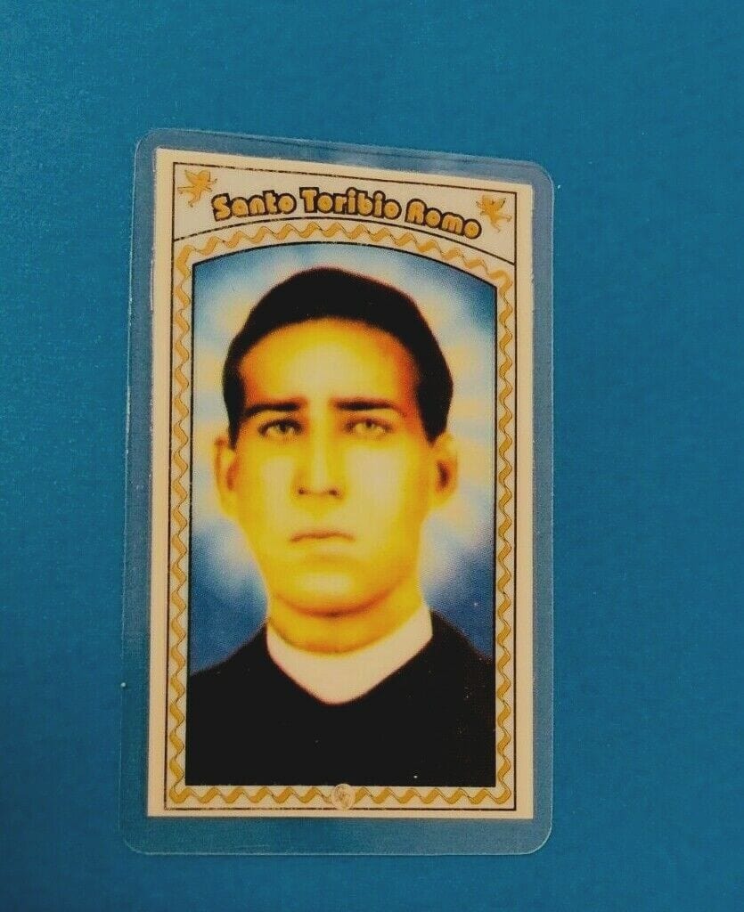 Santo Toribio Romo, Laminated Prayer Card/Estampa en  Español, New