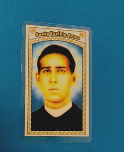 Santo Toribio Romo, Laminated Prayer Card/Estampa en  Español, New
