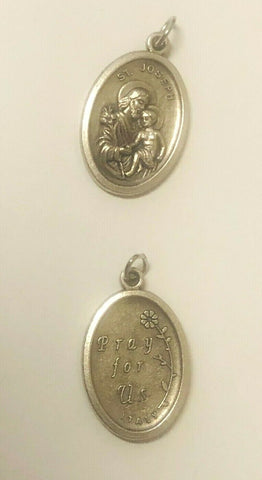 Saint Joseph with Child Jesus Medal, New from Italy