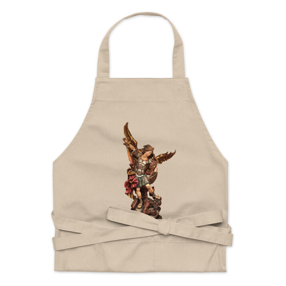 Saint Michael Organic cotton apron - Bob and Penny Lord
