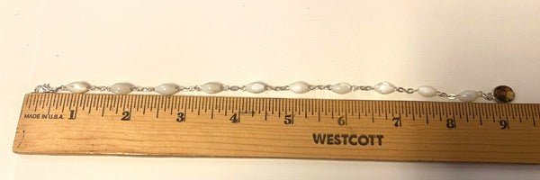 Infant of Prague Charm White 1 Decade Rosary Bracelet,New from Bethlehem #2