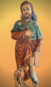 Saint Roch ( Patron of Plagues) Prayer Card