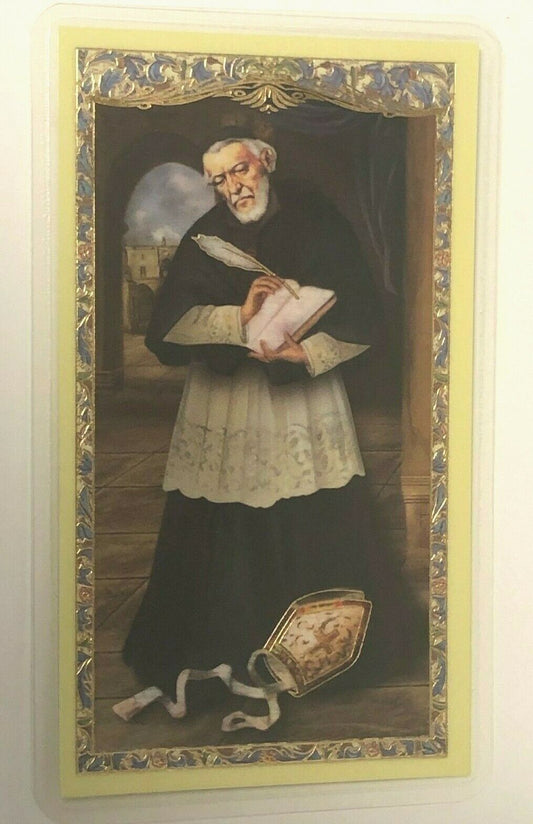 Saint Alphonsus Liguori, Patron of Arthritis Sufferers, Prayer Card, New - Bob and Penny Lord
