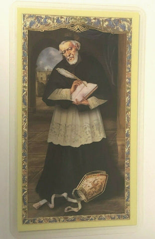 Saint Alphonsus Liguori, Patron of Arthritis Sufferers, Prayer Card, New