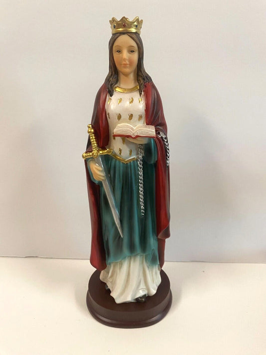 Saint Dymphna  8" Statue, New - Bob and Penny Lord