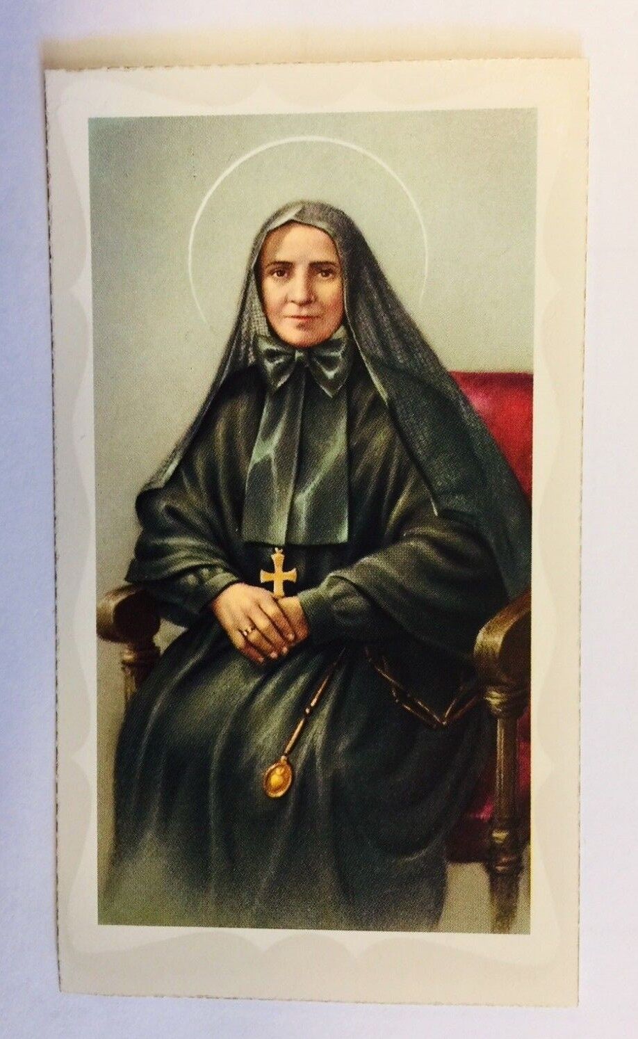 Prayer to Saint Frances Xavier Cabrini Card, New