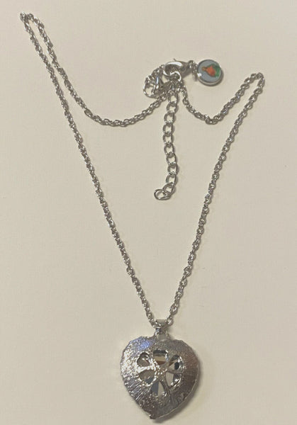Saint Maximilian Kolbe Museum HIstory /2 Sided Heart Necklace, New from Japan