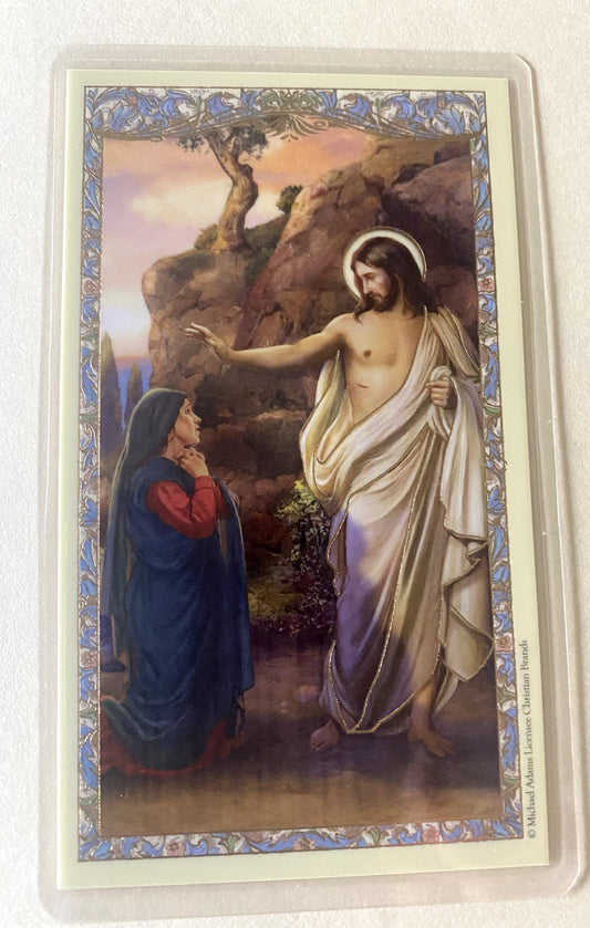 Saint Margaret Mary Alacoque Laminated Prayer Card,New