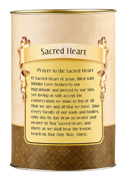 Sacred Heart of Jesus 3.50" Devotional Candle, New