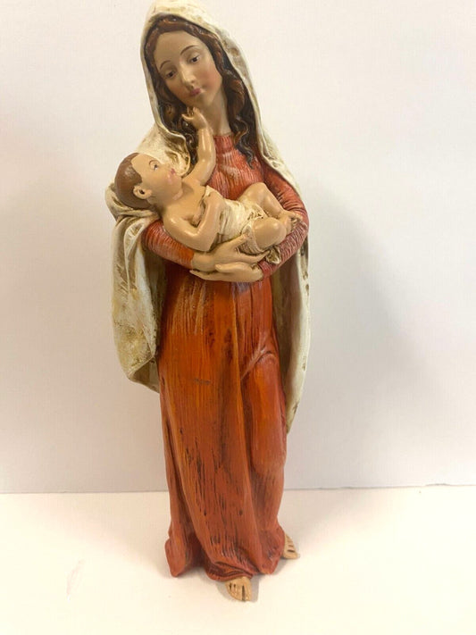 Blessed Mother & Child Jesus/Titled "Child's Touch"  10"H  Statue, New - Bob and Penny Lord
