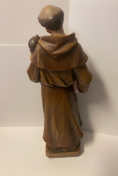 Saint Anthony of Padua  8" H Statue, New
