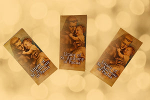 3 Pack Litany of Saint Anthony of Padua