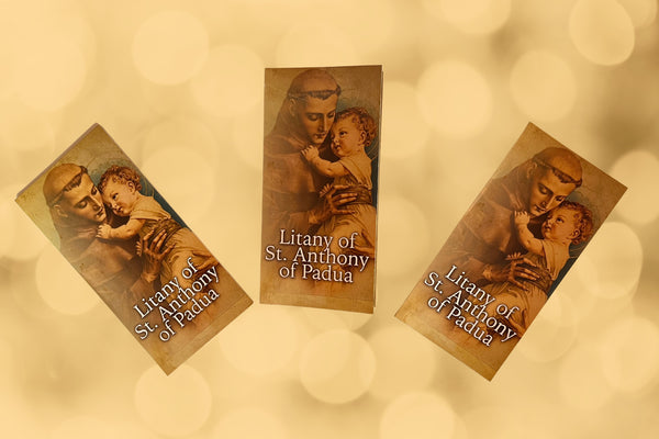 3 Pack Litany of Saint Anthony of Padua