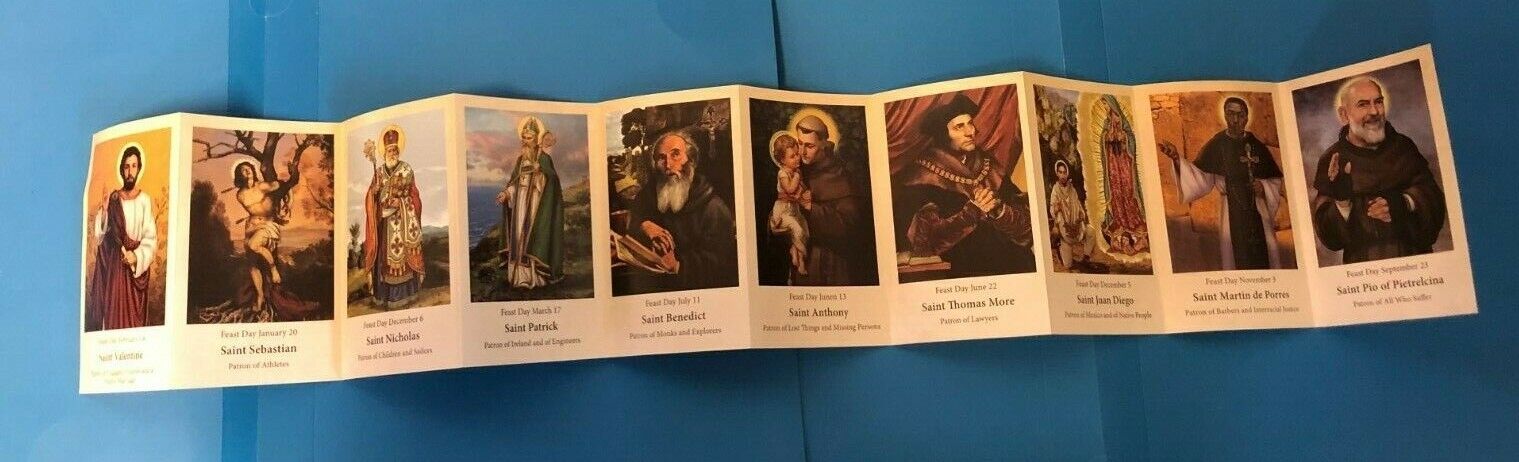 Saints for Boys Prayer Pocket Folder, New - Bob and Penny Lord