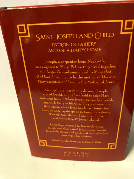 Saint Joseph with Child  4" Statue, New