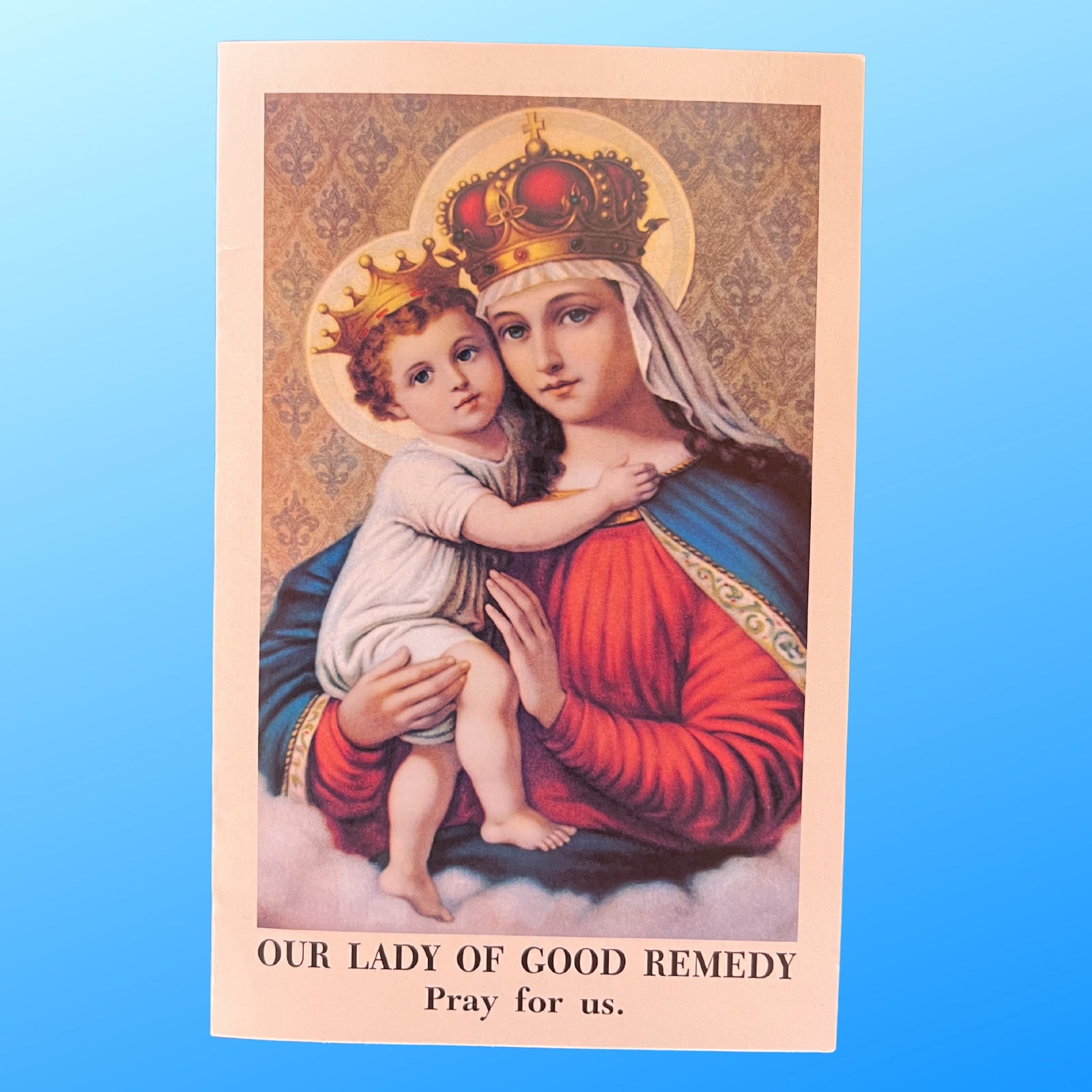 Our Lady of Good Remedy Novena Prayer Card - Bob and Penny Lord