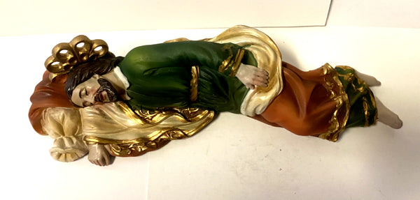 Sleeping Saint Joseph Statue, 8"L, New
