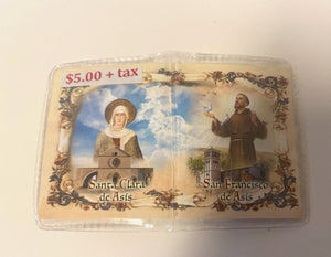 San Francisco de Assisi, Oracion de Bendicion + Imagen en Pewter,En Espanol