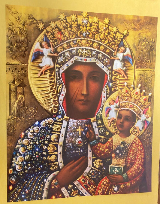 Our Lady of Czestochowa 8x10  Print, New - Bob and Penny Lord