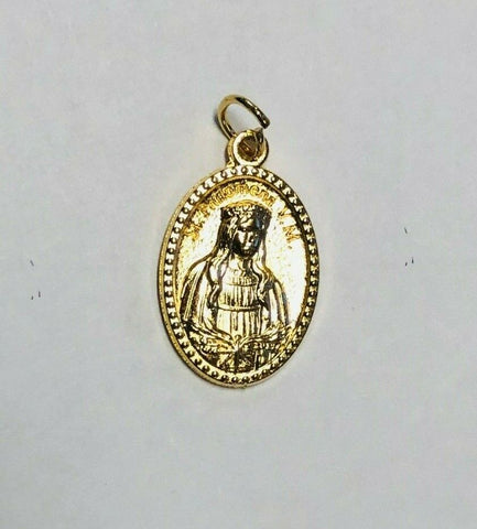 Saint Philomena Goldtone Medal, New from Italy