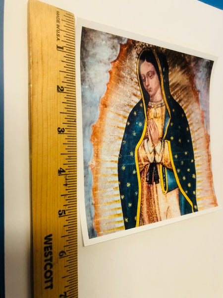 Our Lady of Guadalupe 5.75" x 5.75" Custom Glossy Decal Sticker, New