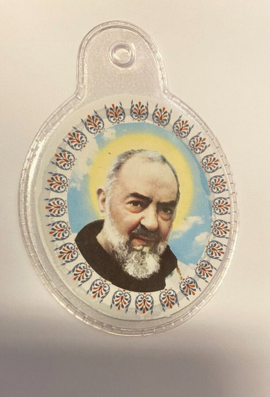 Padre Pio 3rd Class Relic, Plastic Encase,  New From Italy - Bob and Penny Lord