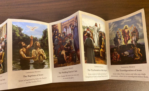 The Mysteries of the Rosary Pocket Folder, New
