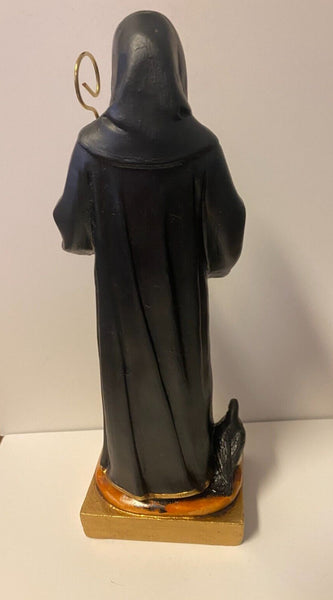 Saint Benedict  8" Statue  New From Colombia