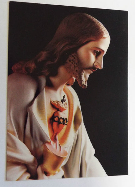 Image of Sacred Heart of Jesus from Carmel of St Teresa,  6 x 4 New,Portugal