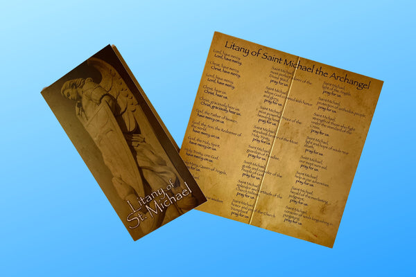 3 Pack Litany of Saint Michael the Archangel