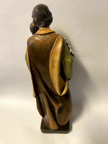 Saint Joseph with Child 8" Statue, New