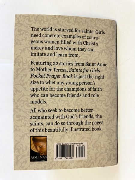 Saints for Girls Pocket Prayer Book, New